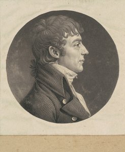 kimliği belirsiz adam by Charles B. J. Févret de Saint Mémin