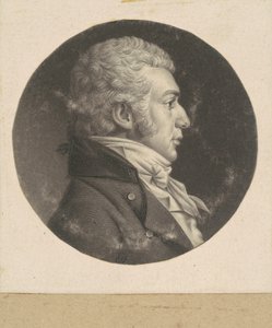 kimliği belirsiz adam by Charles B. J. Févret de Saint Mémin