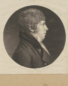kimliği belirsiz adam by Charles B. J. Févret de Saint Mémin