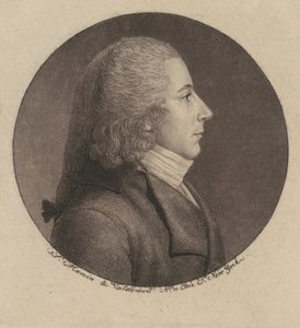 kimliği belirsiz adam by Charles B. J. Févret de Saint Mémin