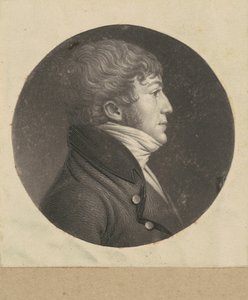 kimliği belirsiz adam by Charles B. J. Févret de Saint Mémin