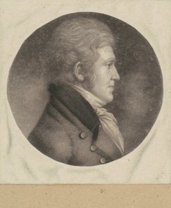 kimliği belirsiz adam by Charles B. J. Févret de Saint Mémin