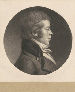 kimliği belirsiz adam by Charles B. J. Févret de Saint Mémin