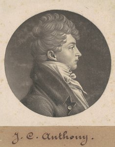 kimliği belirsiz adam by Charles B. J. Févret de Saint Mémin