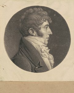 kimliği belirsiz adam by Charles B. J. Févret de Saint Mémin
