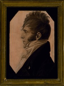 Bir Adamın Portresi, c. 1804 (pembe kağıt üzerinde beyaz ile yükseltilmiş siyah tebeşir)