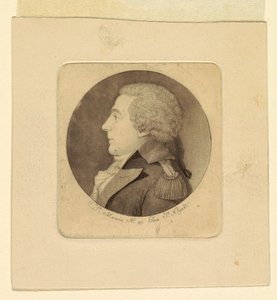 Genç Bir Adamın Portresi by Charles Balthazar Julien Févret de Saint Mémin
