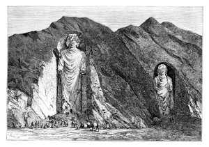Devasa Putlar, Yukarı Bamlan Vadisi, Afganistan, 1895.