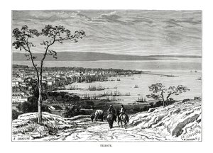 Trieste, İtalya, 1879 by Charles Barbant