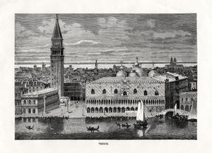 Venedik, İtalya, 1879 by Charles Barbant