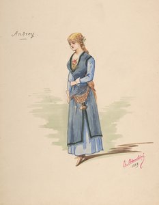 Andrey [a] için Kostüm Tasarımı, Açıklayıcı Aksesuarlar [b], 1889.
