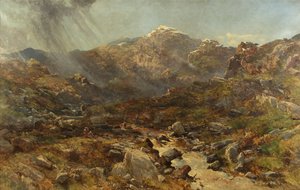 Nant Francon Başkanı, Capel Curig, Kuzey Galler (tuval üzerine yağlı boya)