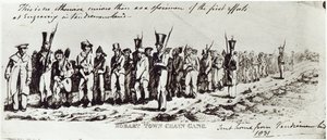 Hobart Kasabası Zincir Çetesi, c.1831 by Charles Bruce