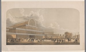 Gezicht op het Crystal Palace Galler Prensi Kapısı