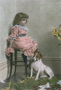 In Rezalet, mezzotint, F. Stacpoole, elle boyama, pub, Thomas McLean, 1887 by Charles Burton
