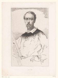 Portret van Félix François Georges Philibert Ziem Gravürler ve Litograflar (seri başlığı)