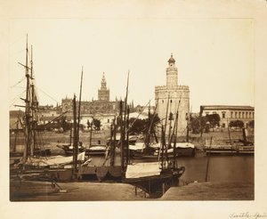Katedral, Torre del Oro ve Guadalquivir Nehri, Sevilla
