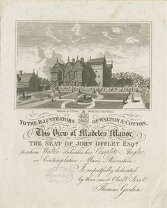 Madeley Malikanesi: gravür, nd [c 1686] (baskı) by Charles Cotton