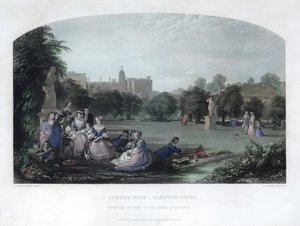 Bir Yaz Öğlen: Hampton Court, 19. yüzyıl