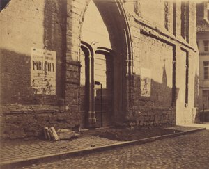 [Predikheevenkerk Kapısı, Ghent, Belçika], yaklaşık 1858. by Charles D