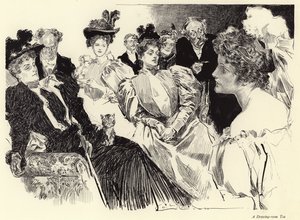 A Çizim Odası Çayı by Charles Dana Gibson