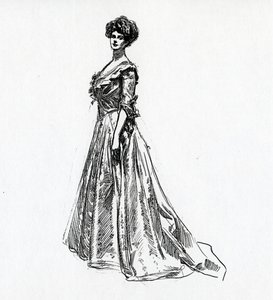 Bir Gibson Kızı, c.1902 by Charles Dana Gibson
