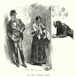 Altın İşaret'te (taş) by Charles Dana Gibson