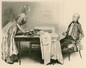 Dick Swiveller ve Markiz by Charles Dana Gibson