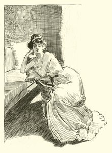 Sosyal Merdiven için İllüstrasyon by Charles Dana Gibson