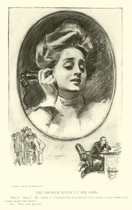 Sosyal Merdiven için İllüstrasyon by Charles Dana Gibson