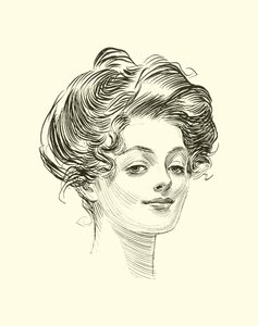 Sosyal Merdiven için İllüstrasyon by Charles Dana Gibson