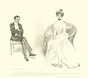 Sosyal Merdiven için İllüstrasyon by Charles Dana Gibson