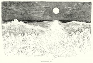 O huzursuz deniz (lito) by Charles Dana Gibson