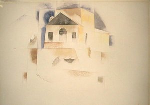 Bermuda Evi (kağıt üzerine sulu boya) by Charles Demuth