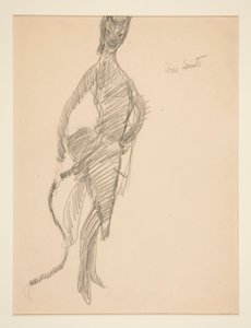 Kostüm Çizimi: Şeytan As Lady by Charles Demuth