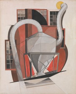 Makine, 1920 (karton üzerine guaj ve grafit)