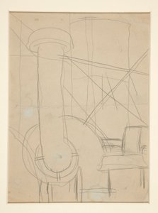 Pacquebot için çalışma by Charles Demuth
