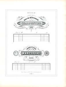 El Sanatları İşletmeleri için İşletme Antetli Kağıtları (baskı) by Charles Derriey