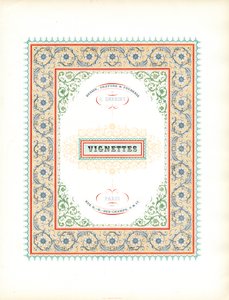 Vinyetler için Muhteşem Başlık Sayfası (baskı) by Charles Derriey