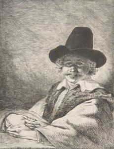 Şapkalı Oturan Adamın Portresi, 1782. by Charles Echard