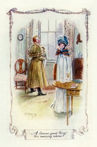 Ünlü bir iyi şey bu evlilik planı, 1907 (illüstrasyon) by Charles Edmund Brock