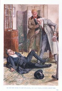 Tekrar kalkmayı teklif etmedi: ama orada yatıp etrafına bakındı. by Charles Edmund Brock