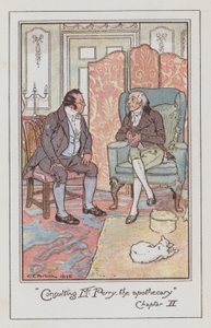 Jane Austen tarafından Emma için illüstrasyon (renkli taş) by Charles Edmund Brock