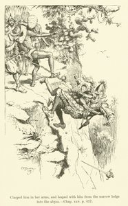 Batıya doğru Ho! Charles Kingsley tarafından (gravür) by Charles Edmund Brock