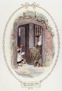 Günün görevleri bittiğinde (renkli taş) by Charles Edmund Brock
