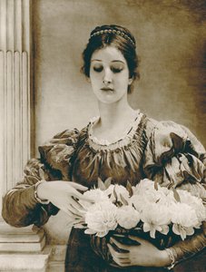 Şakayık (fotogravür) by Charles Edward (after) Perugini
