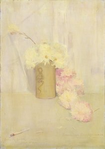 Duman ve Krizantem Çiçekleri by Charles Edward Conder