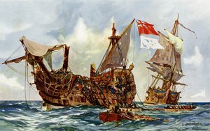 Capture of the Mars by the Nottingham 