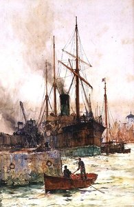 Kömür Boşaltma by Charles Edward Dixon