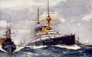 The Majestic. Flagship of the Channel Squadron, 1901 